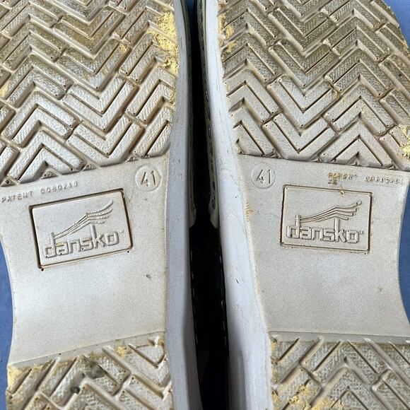 Dansko Tiffani Brown Milled Sandals Woman’s Size 10 Round Toe Dress Clogs - Picture 6 of 7